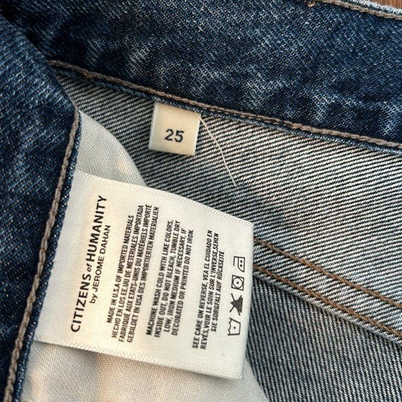 Citizen of Humanity Premium Vintage Jeans High Rise Slim Straight Size 25 - Picture 8 of 8